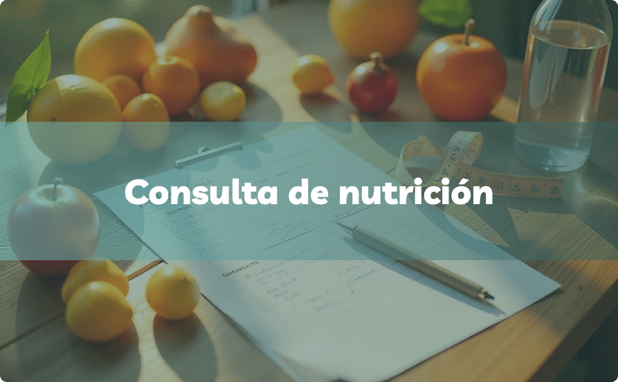 Consulta Nutrición